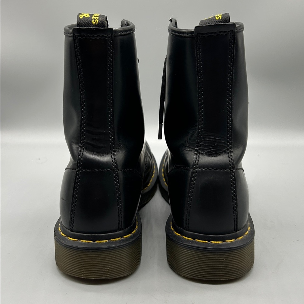 Like new Dr Martin AirWair 11821 Women Hi Leather Boots Black - Picture 4 of 9